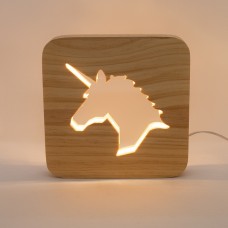 Creative Wooden LED Table Lamp		